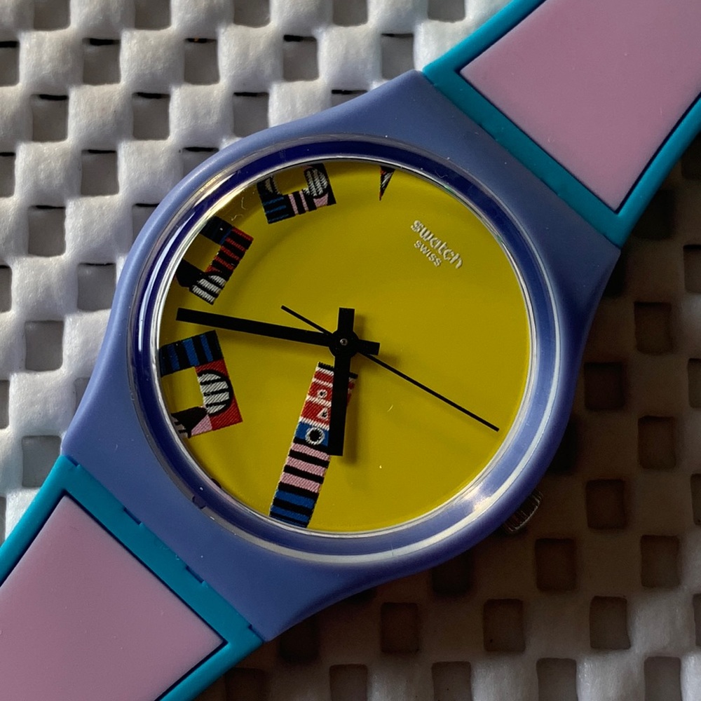 Swatch Watch - GZ342 - SERIOUS ACTION by Tatham & O'Sullivan